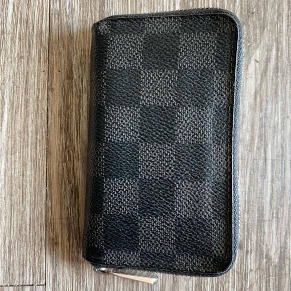 Authentic Louis Vuitton Monogram Zippy Wallet Coin Vertical MI2160 - Picture 2 of 7